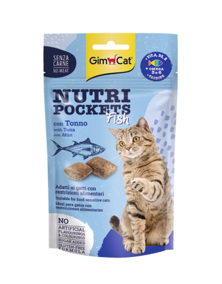 Gimcat Nutri Pockets Fish with Tuna 60g view 