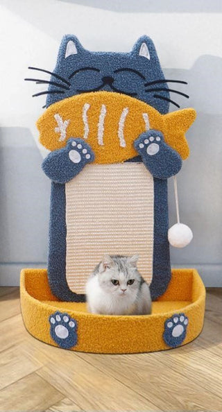 Yellow & Blue Bed - Scratcher