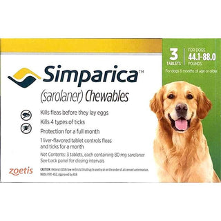 Simparica 80mg 20kg-40kg