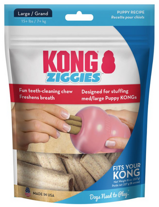 Kong Ziggies Puppy L view 