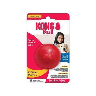 Kong Ball S - 16.5x10.2x6.4cm Red view 