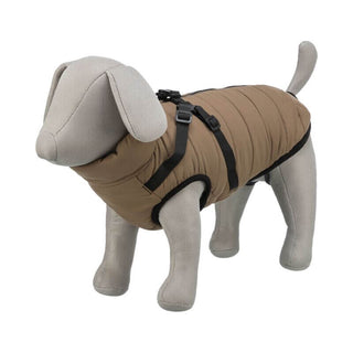Trixie Pirou Coat with Harness S 36 CM Sand color view 