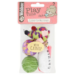 Webbox Catnip Toy Multipack view 