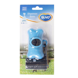 Duvo Poop Bag Dispenser Black/ Blue view 