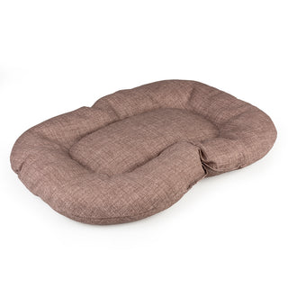 Duvo Rectangular Cushion Sewn Chestnut 45x30x15cm view 