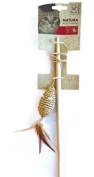 M-Pets Natura Seagrass Mouse Cat Toy 35cm view 
