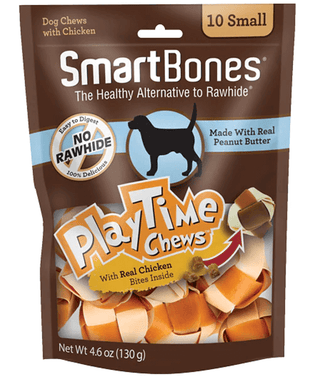 Smart Bones Play Time Chews Peanut 10 Small view 