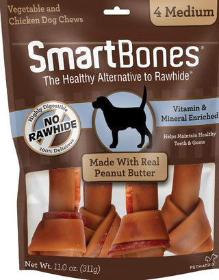 Smart Bones Peanut Butter Medium (4) view 