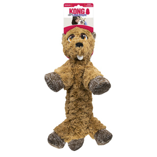 Kong Low Stuff Flopzie Beaver Brown M view 