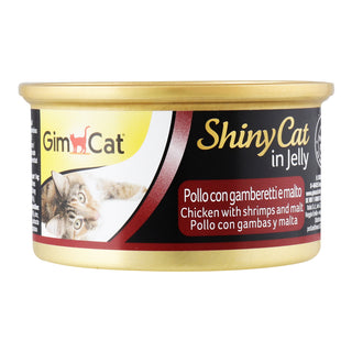 Gimcat shinycat jelly chicken & shrimps + Malt 70 g view 