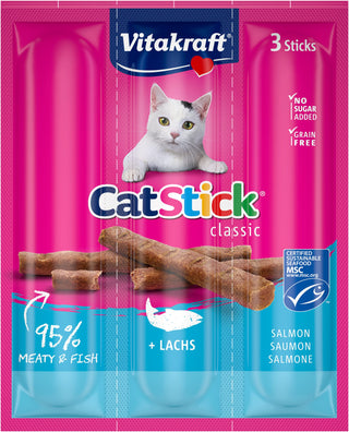 Vitakraft Cat Stick Mini 3 Pcs Fish Salmon view 