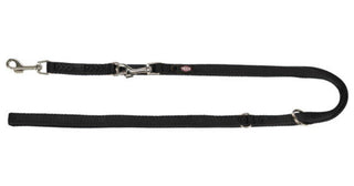 Trixie Premium Leash Double Layered Black M-L view 