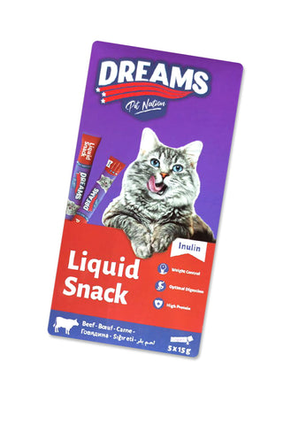 Dreams Liquid Snack Beef 5x15g view 