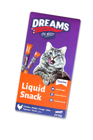 Dreams Liquid Snack Chicken 5x15g view 