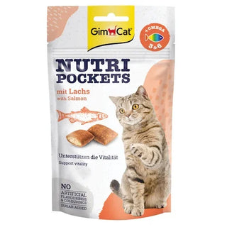 Gimcat Nutri Pockets Fish with Salmon 60g view 