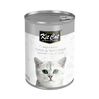 Kitcat Tuna & whitebait 400g can