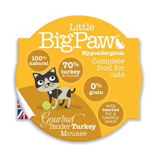 Little Big Paw Wet Cat Turkey 85g view 