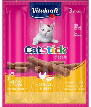Vitakraft Cat Stick Mini 3 Ccs Poultry Liver 18g view 