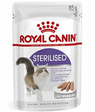 Royal Canin Cat Wet Sterilised Loaf 12x85gr view 
