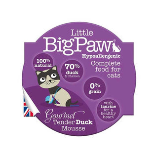 Little Big Paw Wet Cat Duck 85g view 