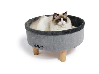 M-Pets Round Elevated Cat Bed view 