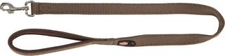 Trixie Premium Leash Double Layered Hazelnut M-L view 