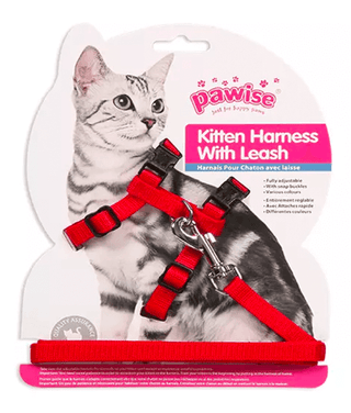 Pawise Cat Harness With Leash BR view 