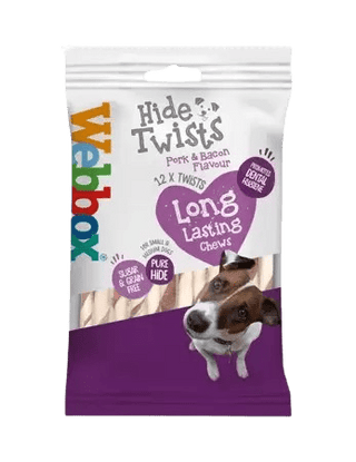 Webbox Hide Twists Dog Pork And Bacon Flavor view 