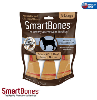Smart Bones Peanut Butter Large (3) view 