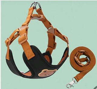 Brown Knit with Harness L
