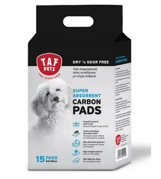 T.A.F Carbon Pads with Adhesive Strips 60x90cm 15pcs
