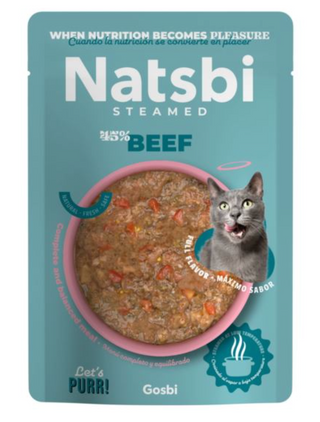 Natsbi Cat Steamed Beef 80g