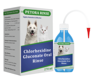 Petora Chlorhexidine Gluconate Oral Rinse 270mL