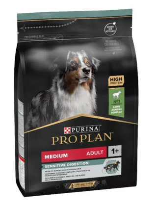 Proplan Dog Medium Adult Sensitive Digestion Lamb 3kgs