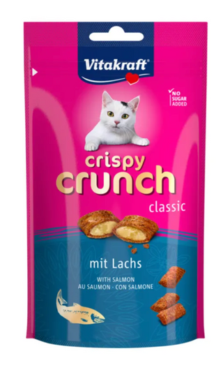 Vitakraft Cat Crispy Crunch - With Salmon
