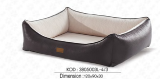 Koala Chai Grey Bed Large
