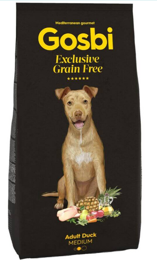 GOSBI Exclusive Grain Free Adult Duck Medium 12Kg