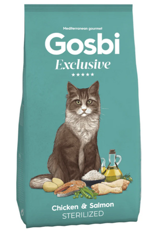 Gosbi Exclusive Cat Chicken and Salmon Sterilized 1.5Kg