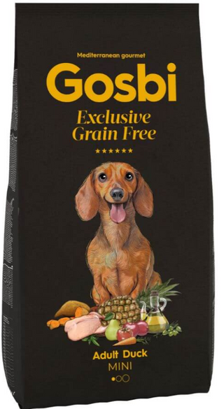 GOSBI Exclusive Grain Free Adult Duck Mini 2Kg