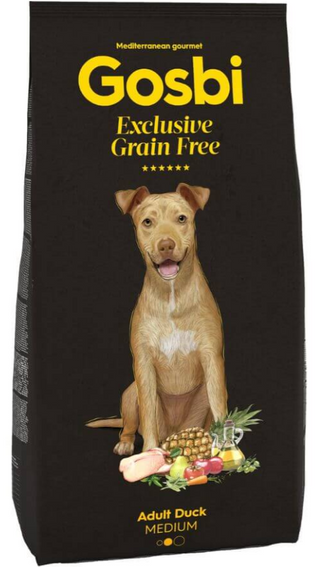 GOSBI Exclusive Grain Free Adult Duck Medium 3Kg
