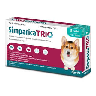 Simparica Trio 10kg-20kg