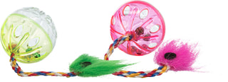 Trixie Rattling Balls With Tails view 