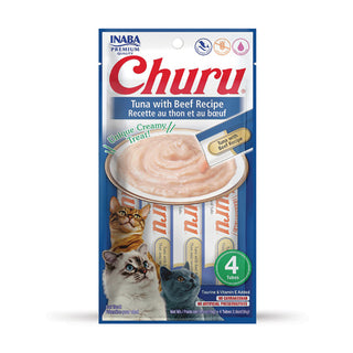 Inaba Churu Tuna with beef creamy treats view 
