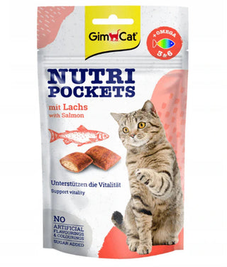 Gimcat Nutri Pockets Salmon 60g view 