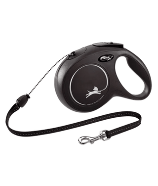 Flexi New Classic Cord Leash Black Small 5m view 