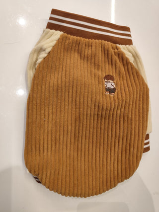 Baseball Jacket Brown - Beige M