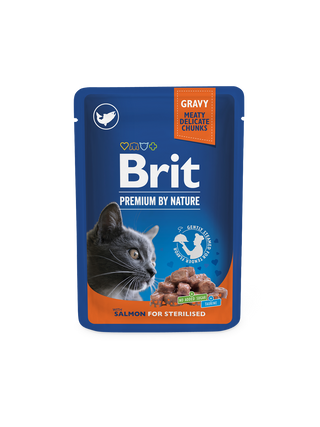 Brit Cat Wet Food Salmon Gravy 100g view 