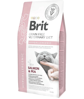 Brit VD Cat Hypoallergenic 2 kg Salmon & Pea view 
