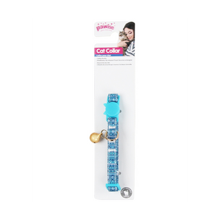 Pawise Cat Collar-Blue view 