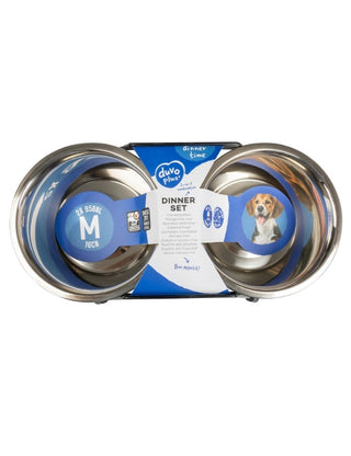 Duvo Double Bowl Wire Medium 16cm view 